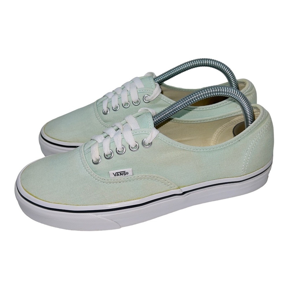 Vans Authentic Mint Green Men's Size 8.5 Casual Skate Shoes
